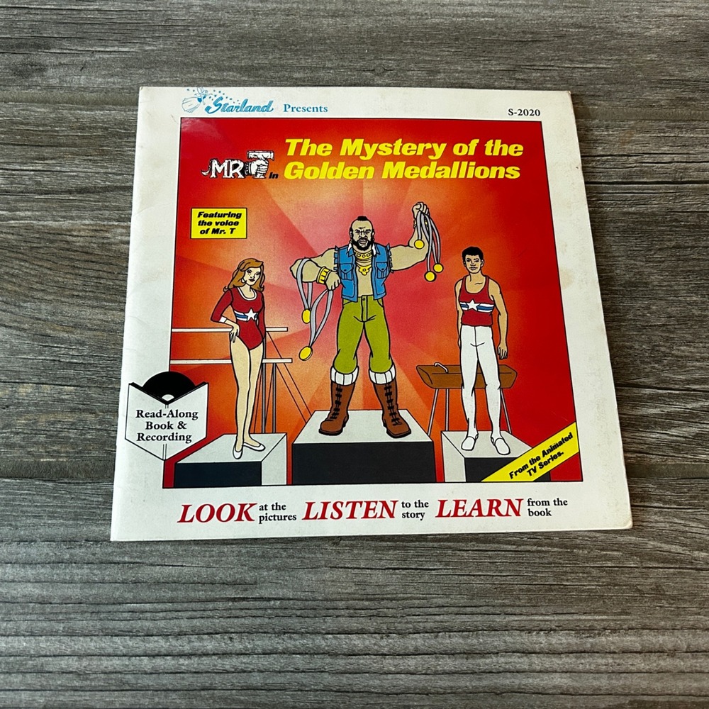 VTG Mr T The Mystery of the Golden Medallions‎ Read Along Book